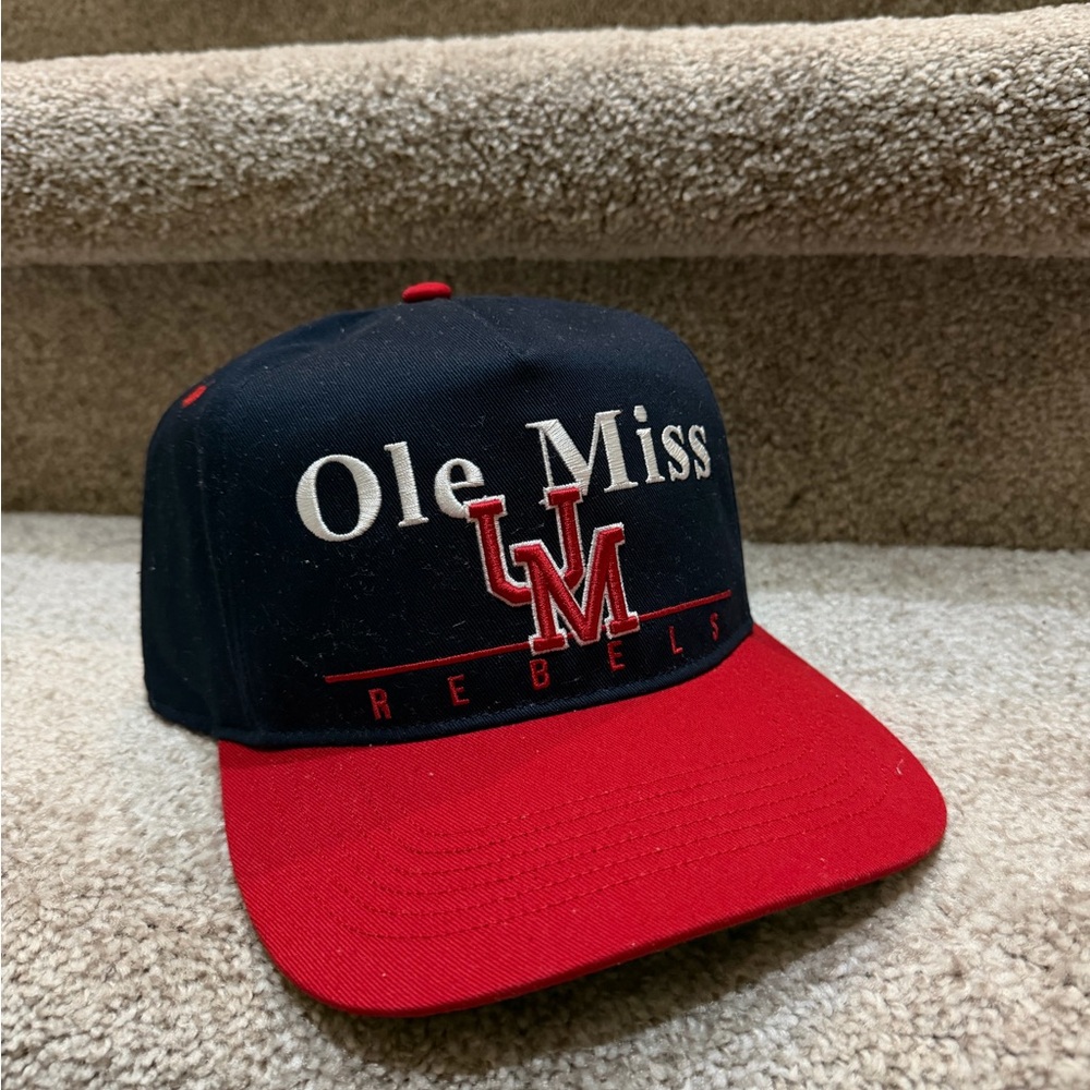 Ole Miss Rebels Navy and Red Cap